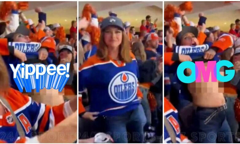 Oilers Fan Flash Not Censored: The Incident that Shook the Sports World